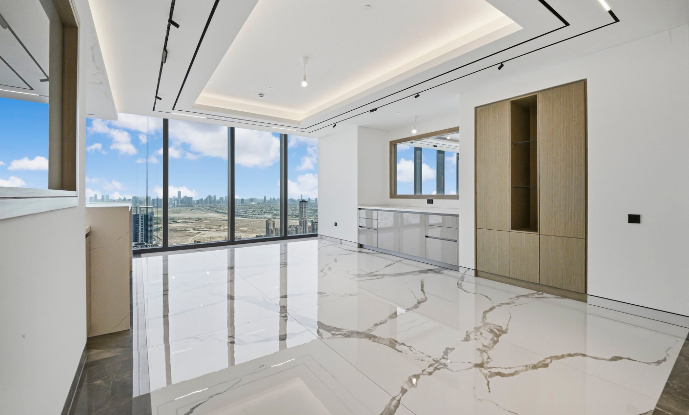 Living room Sobha S penthouse for sale below original price