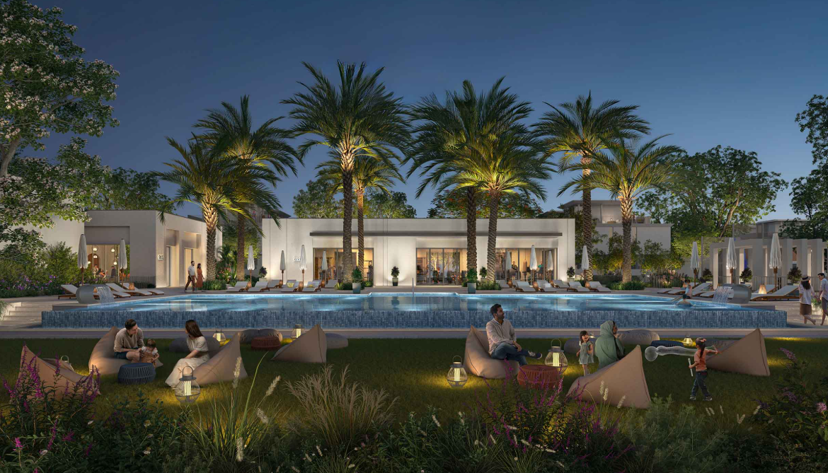 The Valley by Emaar Riviera 4br twin villa below OP community pool