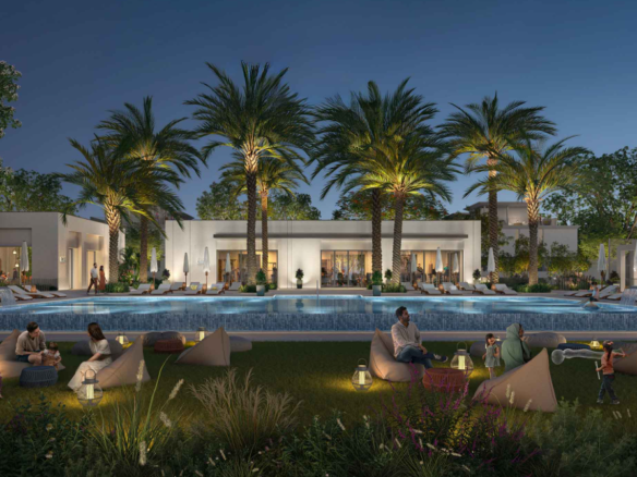 The Valley by Emaar Riviera 4br twin villa below OP community pool