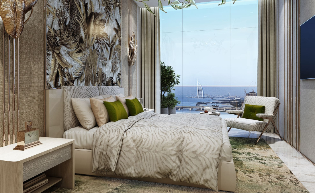 Damac Bay 2 by Cavalli distress resale 1 bedroom window view
