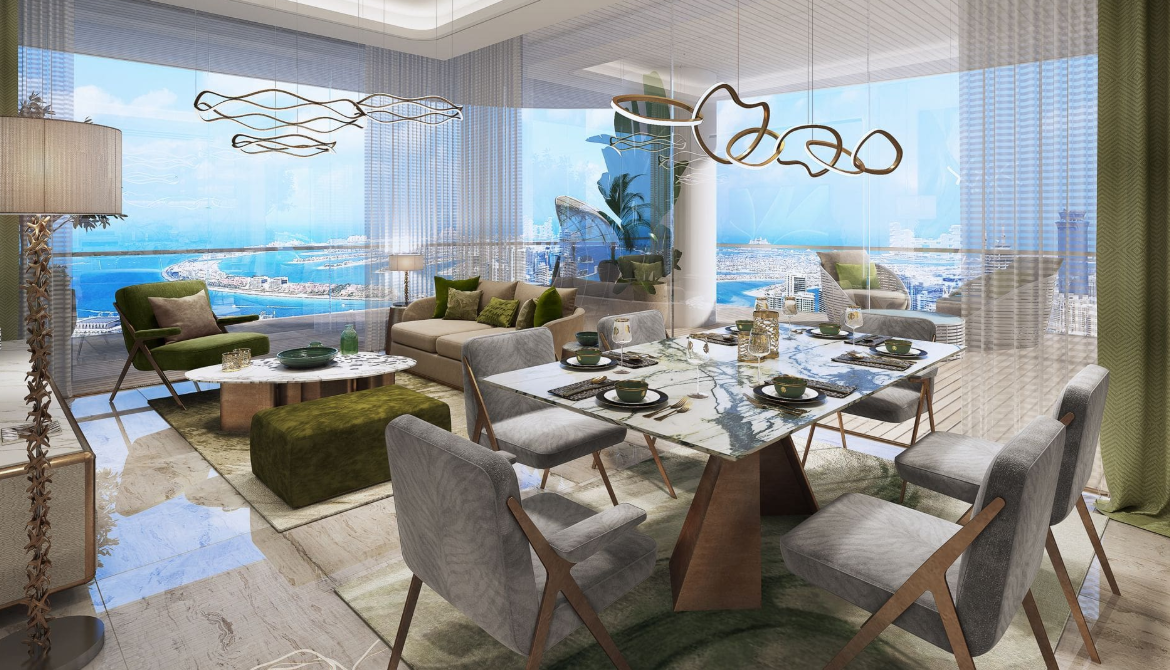 Damac Bay 2 by Cavalli distress resale 1 bedroom interior