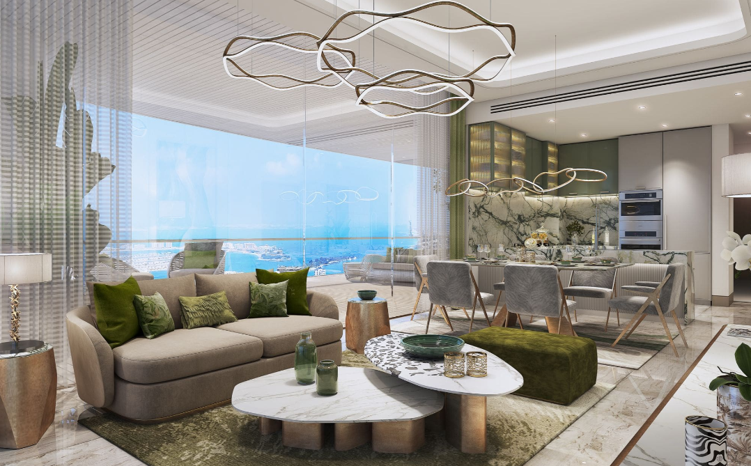 Damac Bay 2 by Cavalli distress resale 1 bedroom beautiful interior