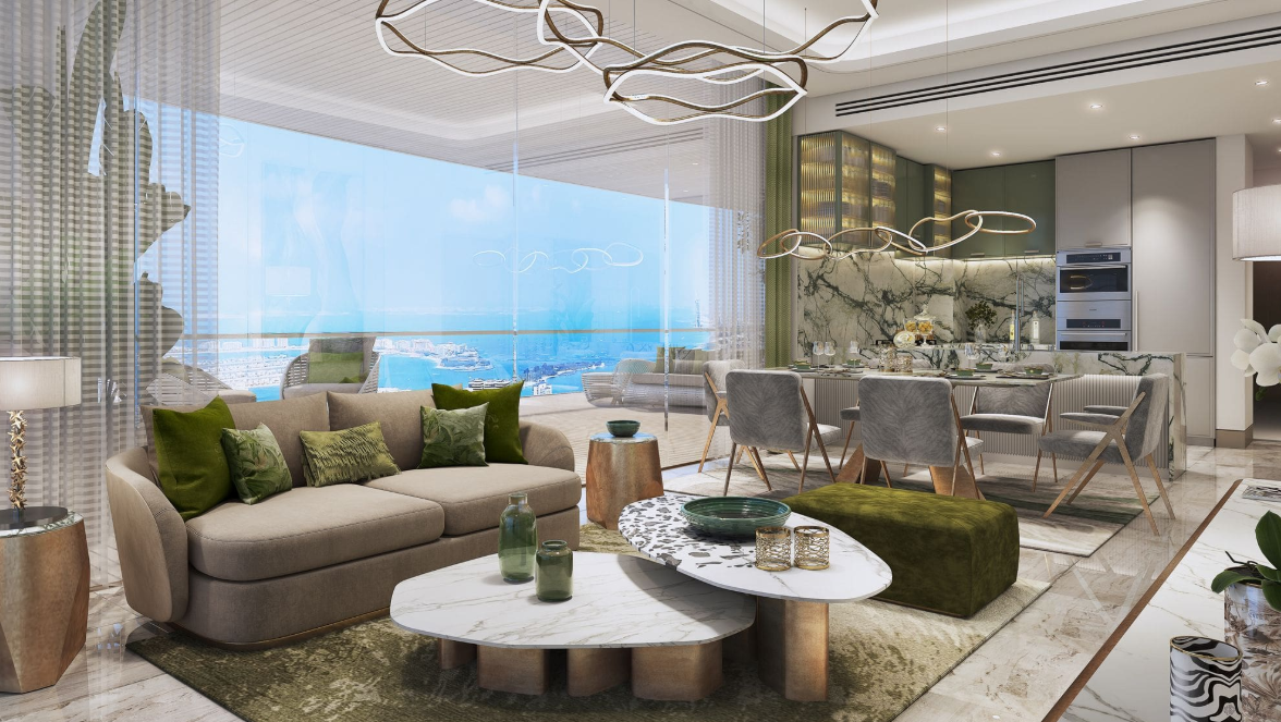 Damac Bay 2 by Cavalli distress resale 1 bedroom window view