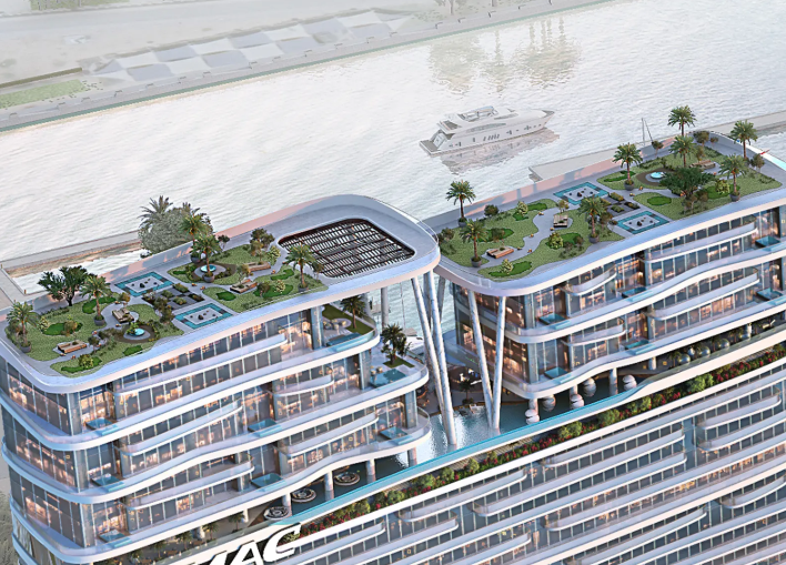 Damac Bay 2 by Cavalli distress resale 1 bedroom roof-top