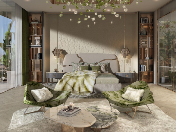 Damac Bay 2 by Cavalli distress resale 1 bedroom living room