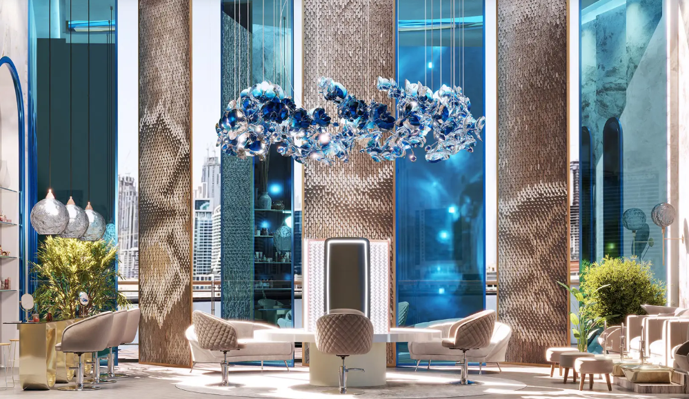 Damac Canal Heights 2 grisogono distress 1 br resale lobby
