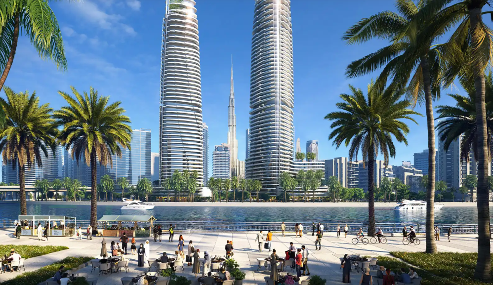 Damac Canal Heights 2 grisogono distress 1 br resale facade