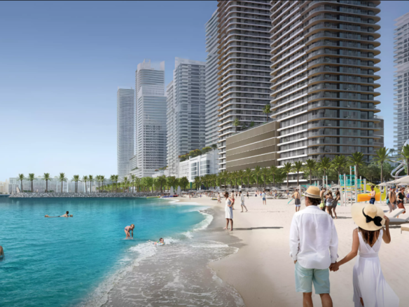 Distress resale in Emaar Beachfront beach access