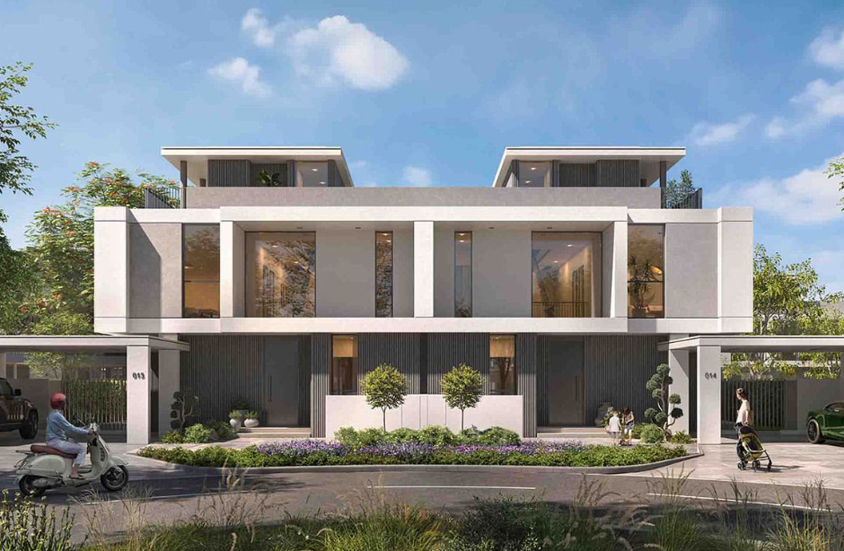The Valley by Emaar Riviera 4br twin villa below OP facade