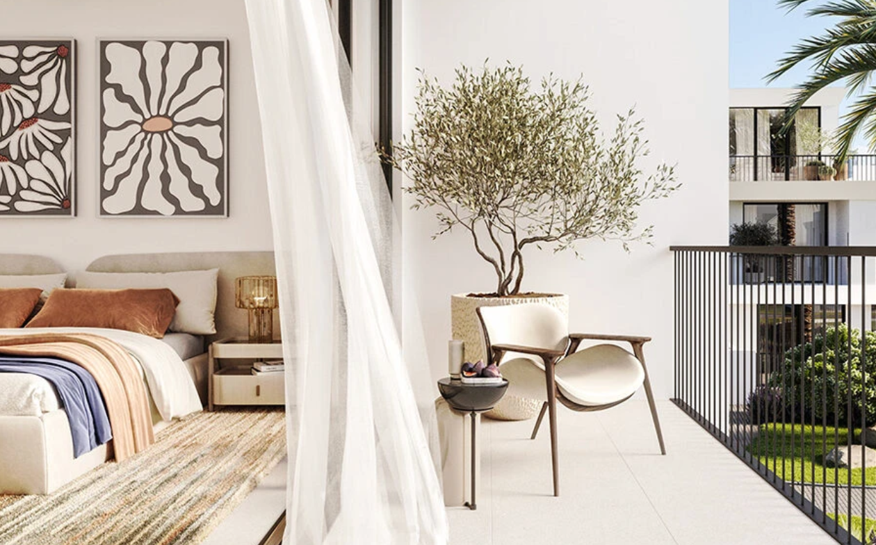 Greenway 2 Emaar-South distress resale-3br townhouse below original price master-bedroom
