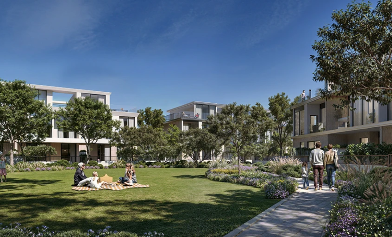 Greenway 2 Emaar-South distress resale-3br townhouse below original price greenery