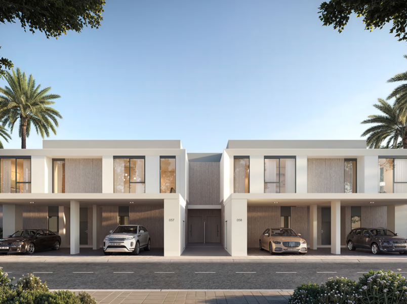 Greenway 2 Emaar-South distress resale-3br townhouse below original price facade