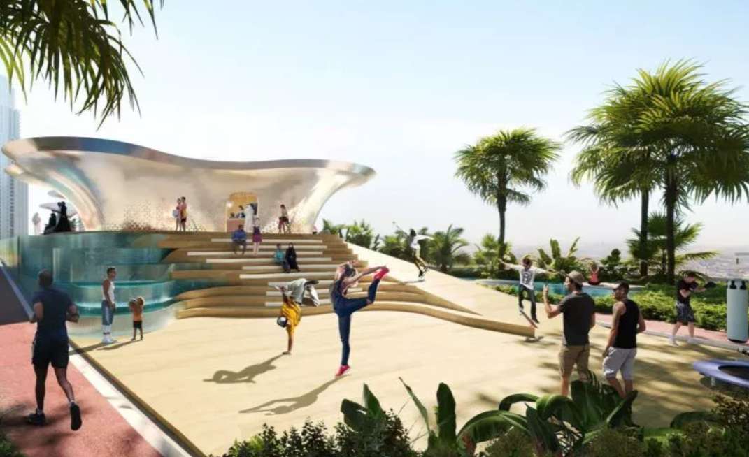 Damac Volta 1 bedroom resale below OP kid's play area