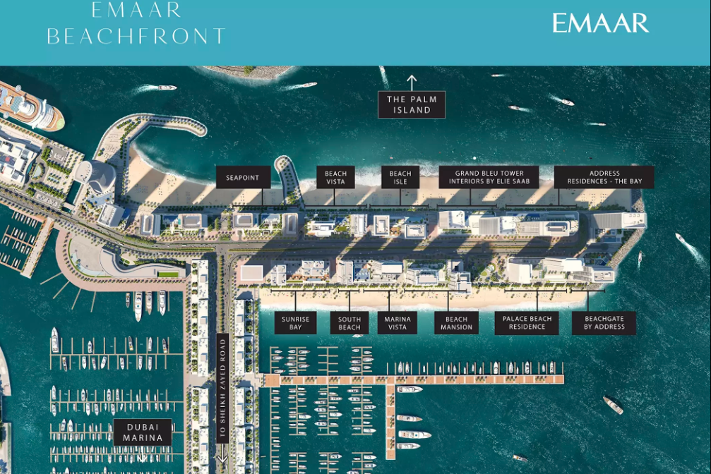 Distress resale in Emaar Beachfront masterplan