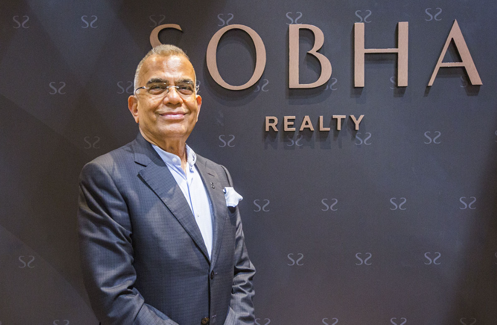 Sobha Realty about developer Menon founder