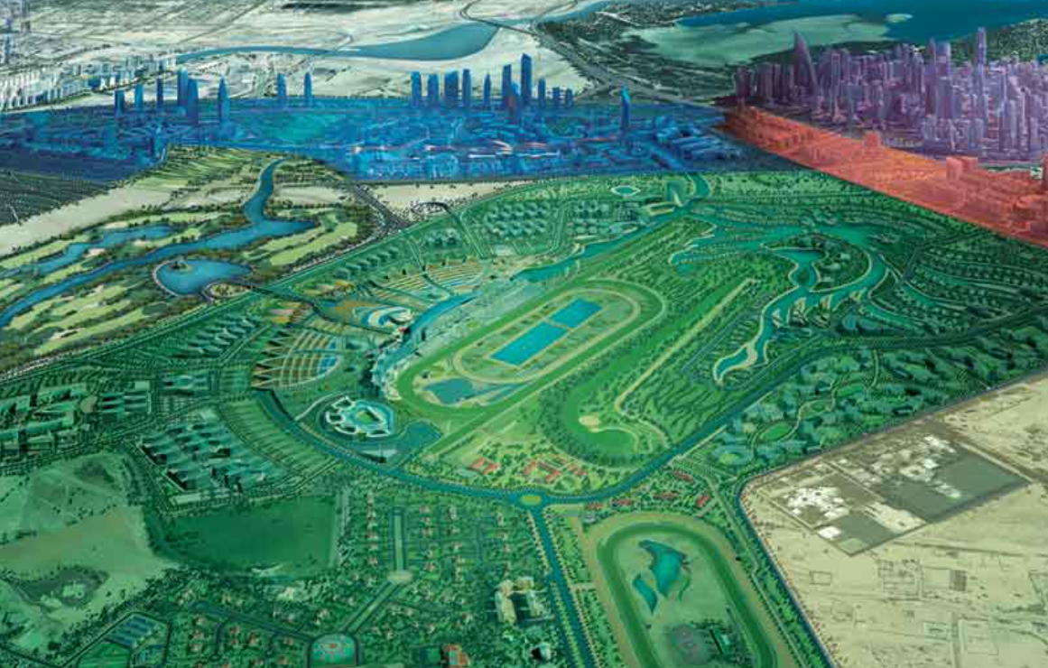 Meydan area guide residential racecource masterplan