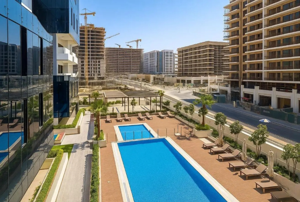 Riviera Azure Meydan-1br resale below OP pool