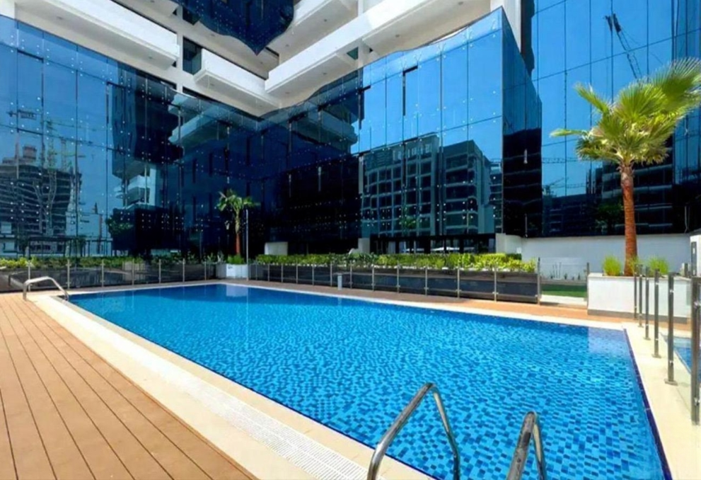 Riviera Azure Meydan-1br resale below OP pool view
