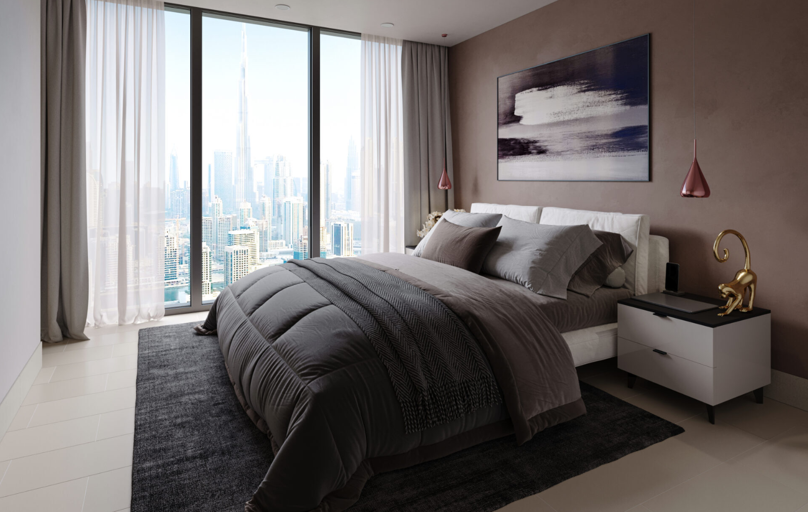 Sobha One distress deal resale master-bedroom