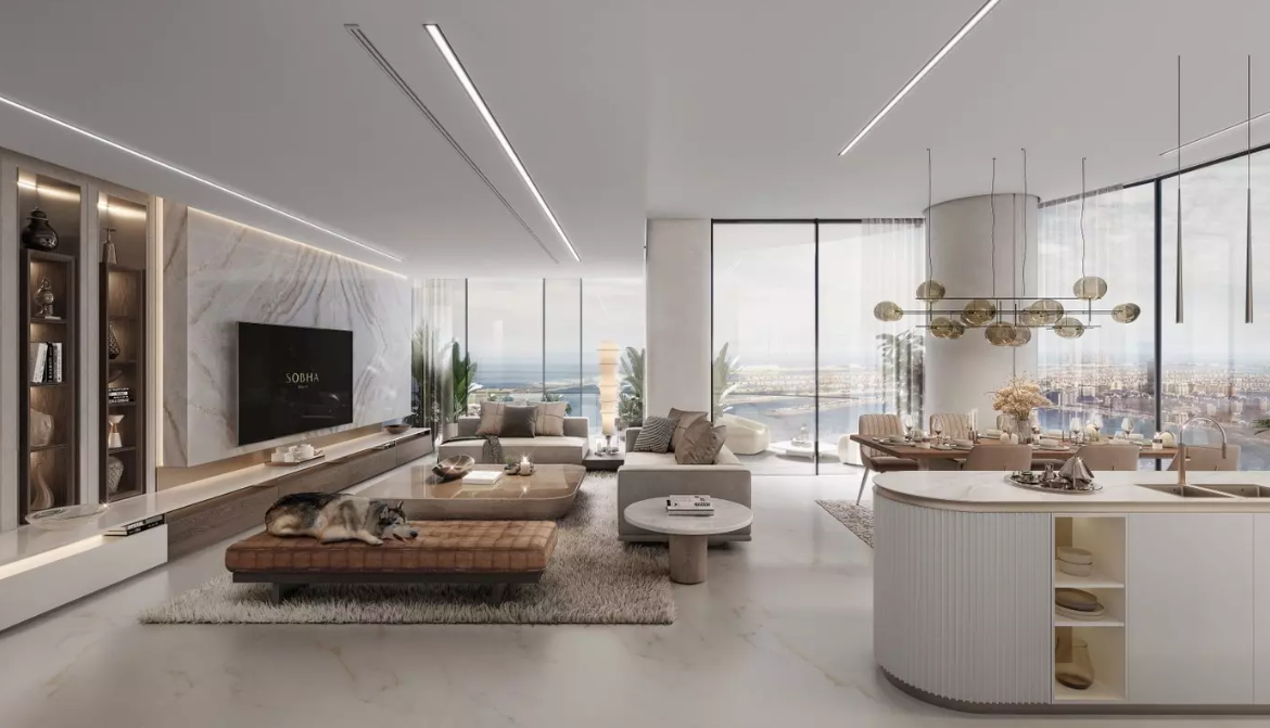 Sobha One distress deal resale interior 1 bedroom tower E