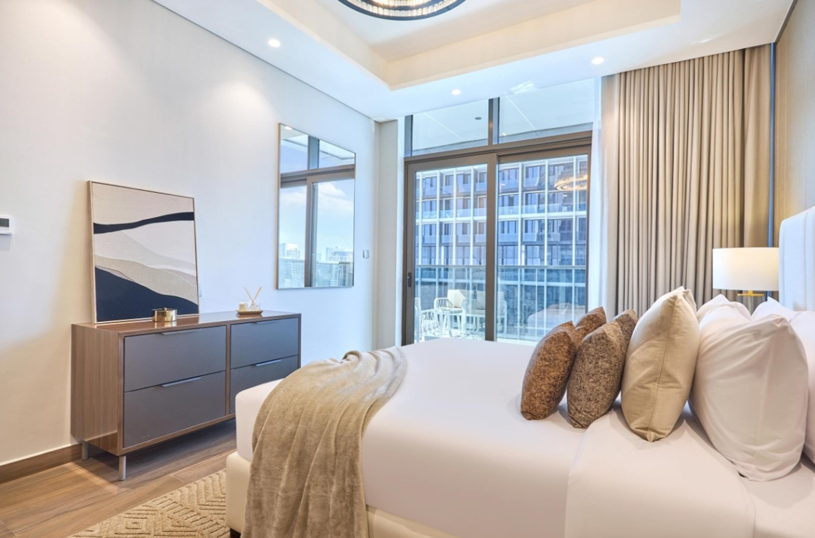 Sterling West Business Bay loft distress deal bedroom