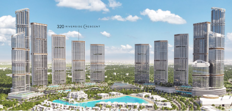320 riverside crescent sobha hartland II distress 2br buildings
