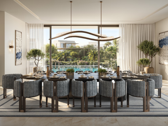Address villas Tiera emaar oasis distress resale 6br dinning room