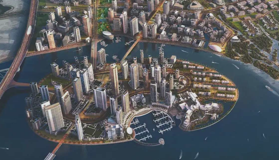 Dubai Creek Harbour area guide 3D model