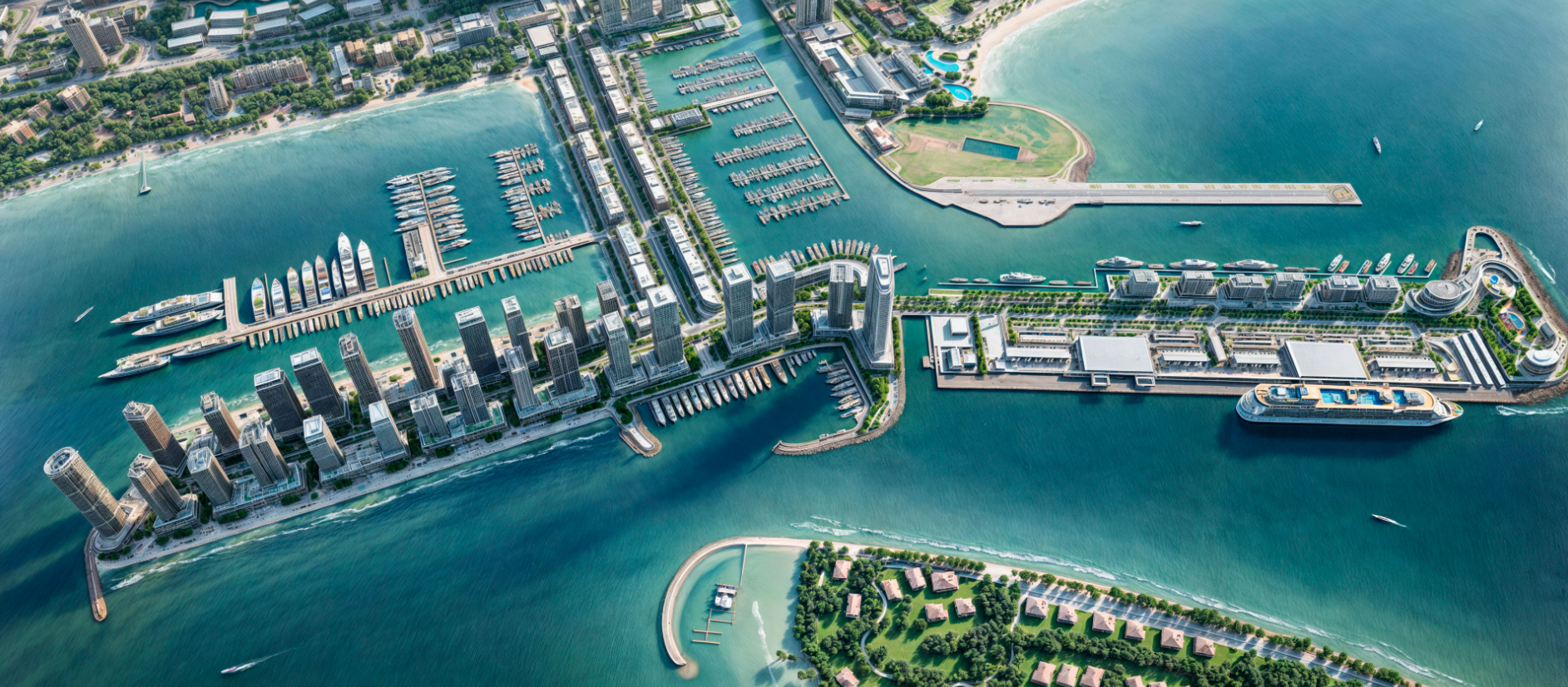 Dubai Harbour About area developers