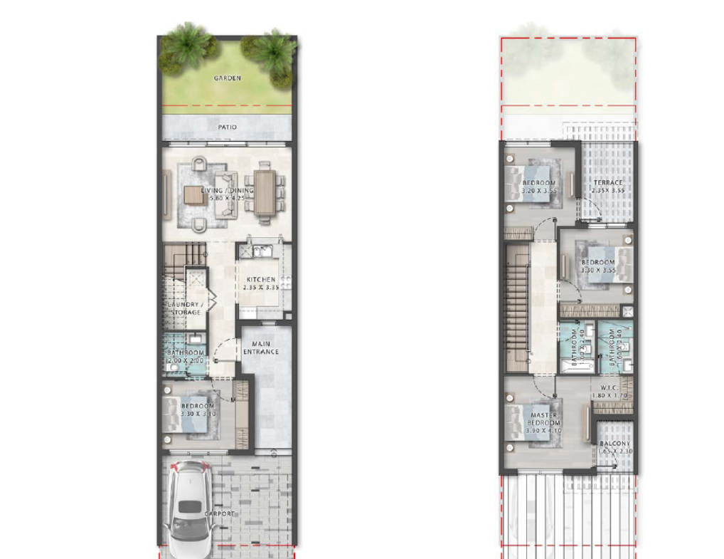 FIJI 2 Damac Islands floorplan