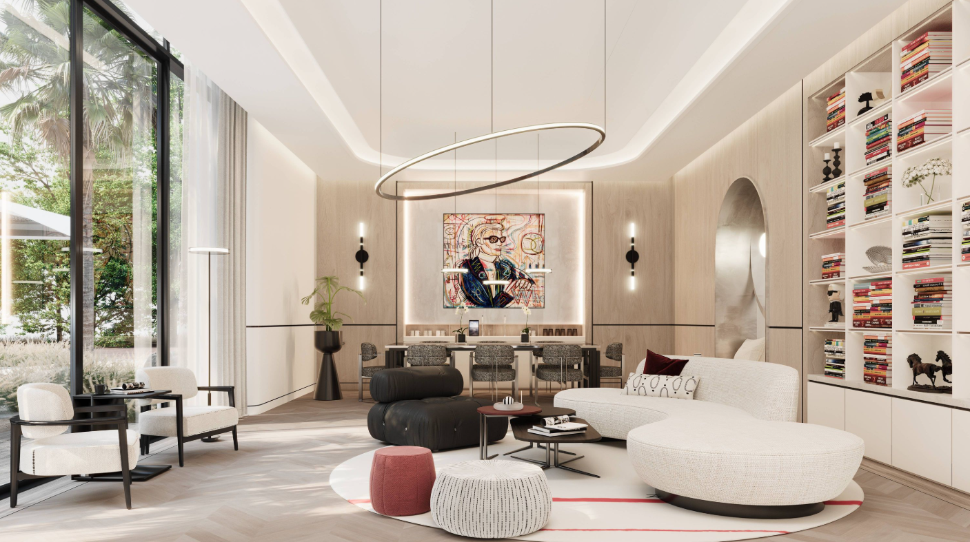 Karl Lagerfeld villas distress resale 6br living