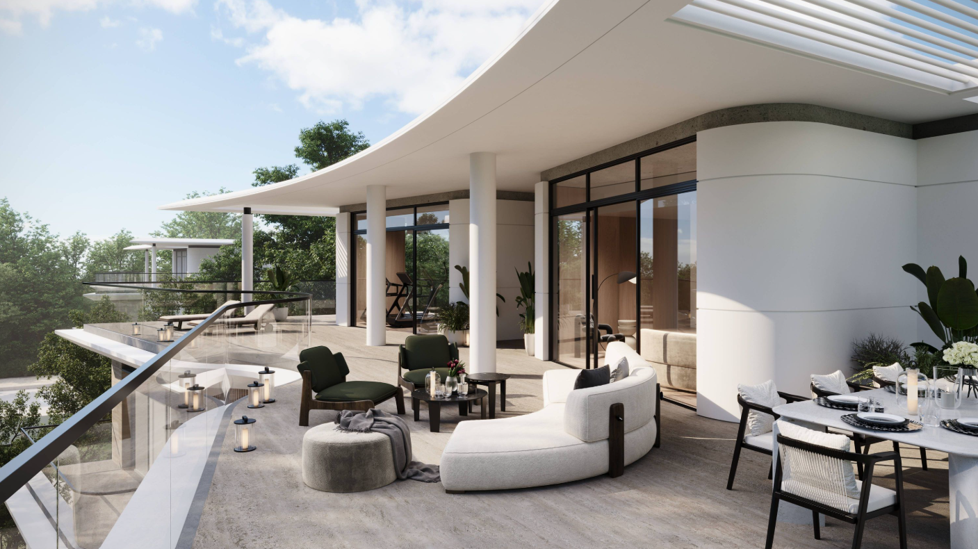 Karl Lagerfeld villas distress resale 6br terrace