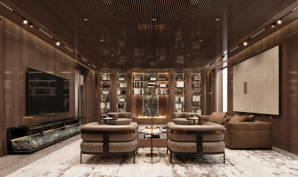 Orla by Omniyat distress 3br resale cigar lounge