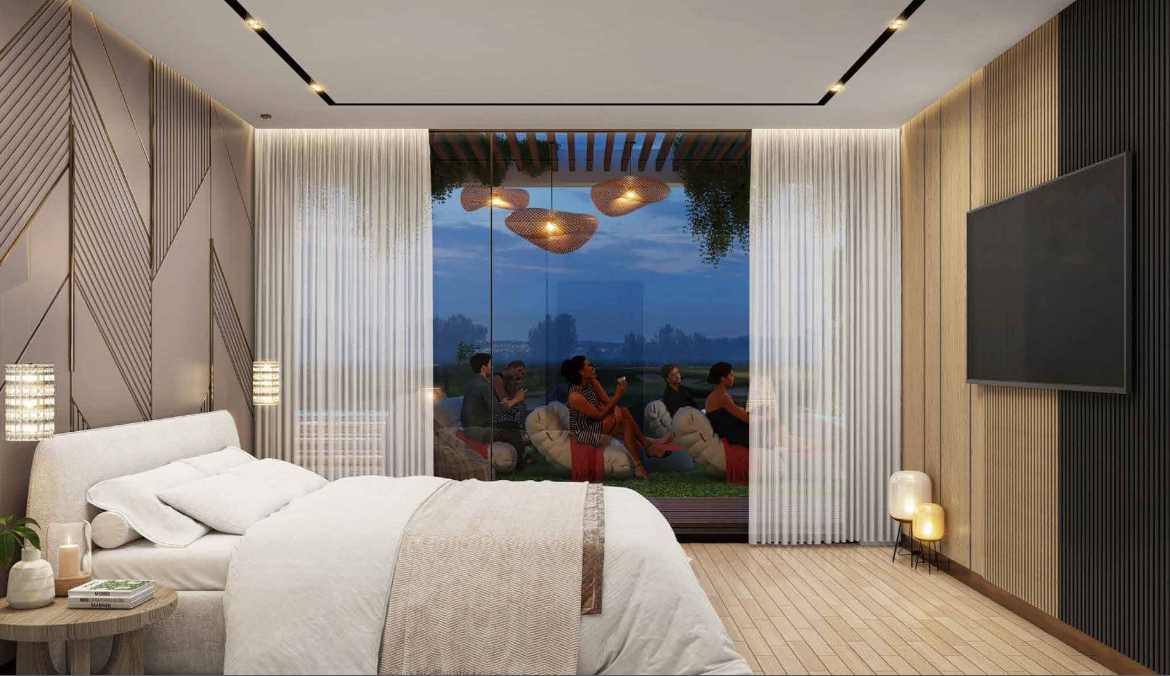 Park Greens Damac hills 2 villa distress resale bedroom