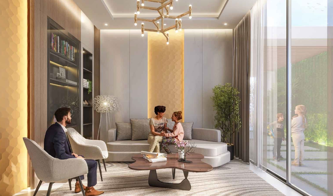 Park Greens Damac hills 2 villa distress resale lobby