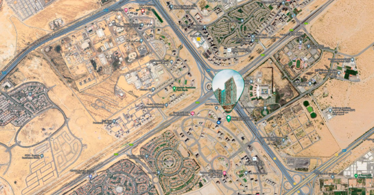 Peace Lagoons distress sale 2br location map