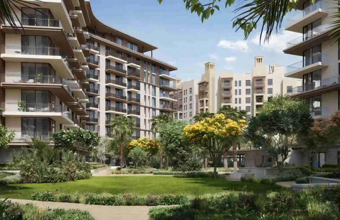 Riwa Residence MJL meraas distress urgent resale courtyard