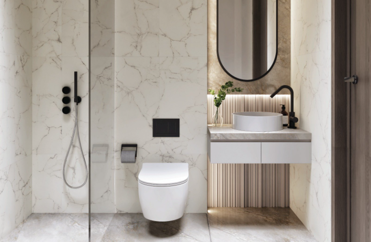 Samana Barari Views 2 distress resale studio bathroom