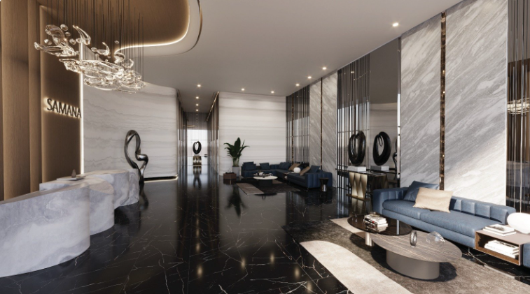 Samana Barari Views 2 distress resale studio lobby