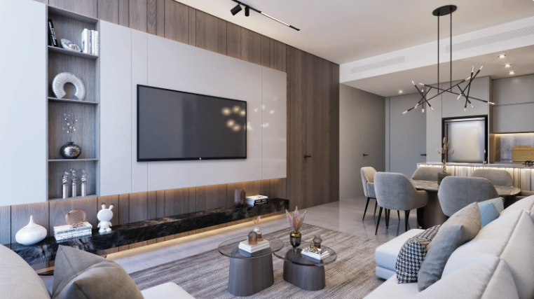 Samana Barari Views 2 distress resale studio living area