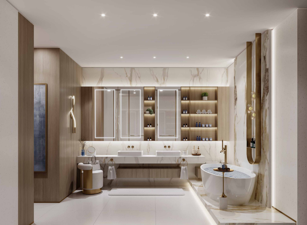 Sunset Bay 5 by Imtiaz distress below OP bathroom