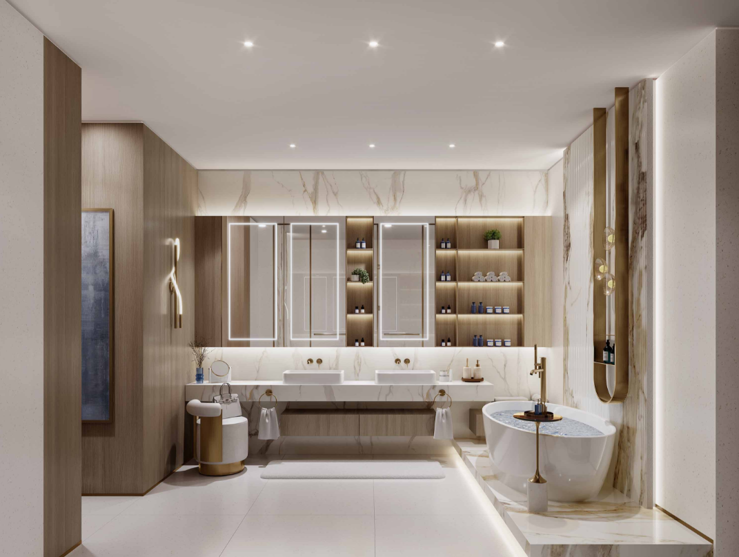 Sunset Bay 5 by Imtiaz distress below OP bathroom