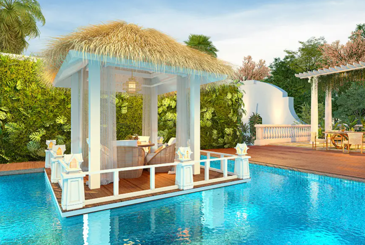 Vincitore Aqua Dimore distress resale cabana