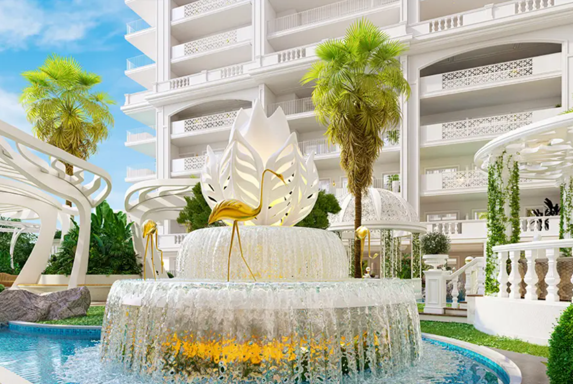 Vincitore Aqua Dimore distress resale fountain