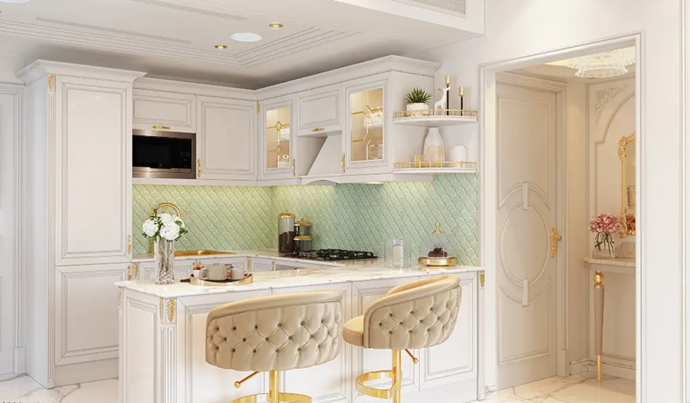 Vincitore Aqua Dimore distress resale kitchen