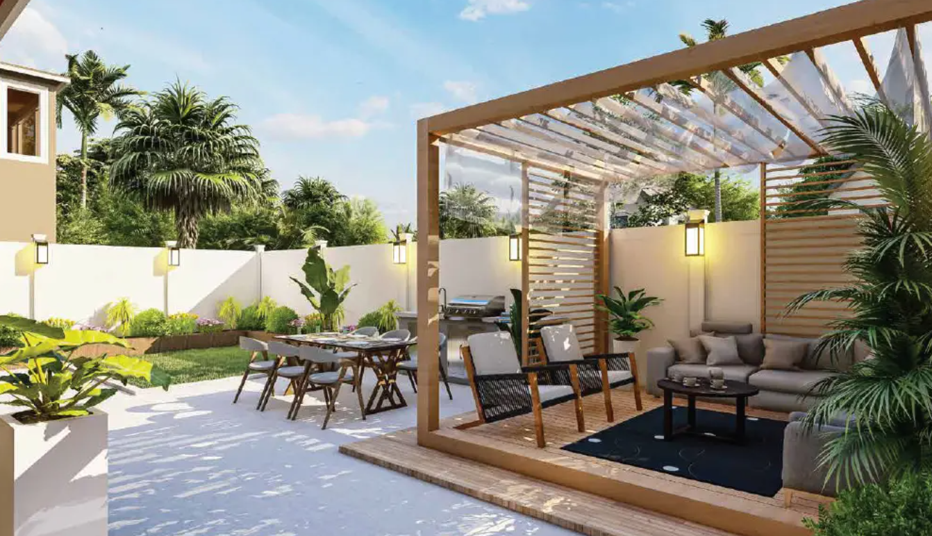 Vincitore Aqua Dimore distress resale outdoor area