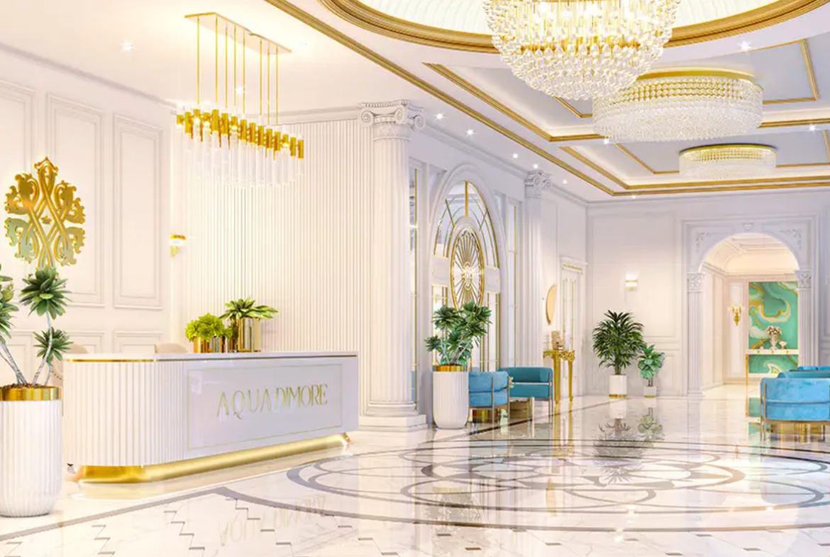 Vincitore Aqua Dimore distress resale reception