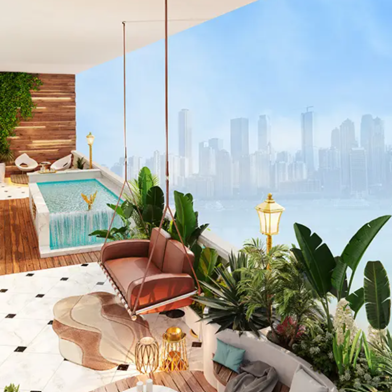 Vincitore Aqua Dimore distress resale terrace