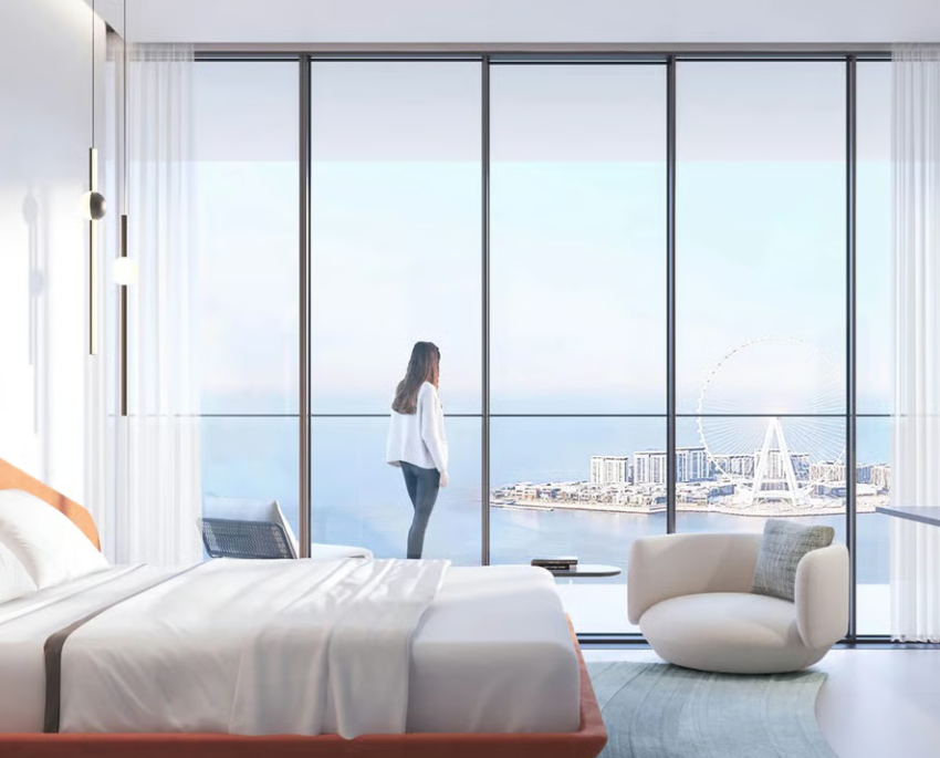 W Residences Dubai Harbour by Arada distress resale below OP bedroom sea view