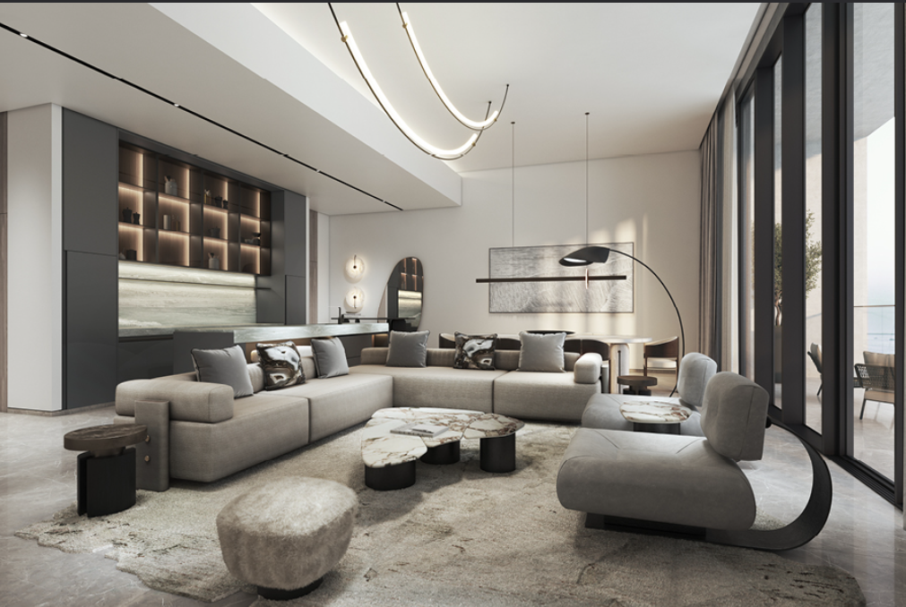 W Residences Dubai Harbour by Arada distress resale below OP interior